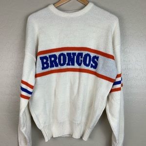 Vintage Denver Broncos sweater cliff engle